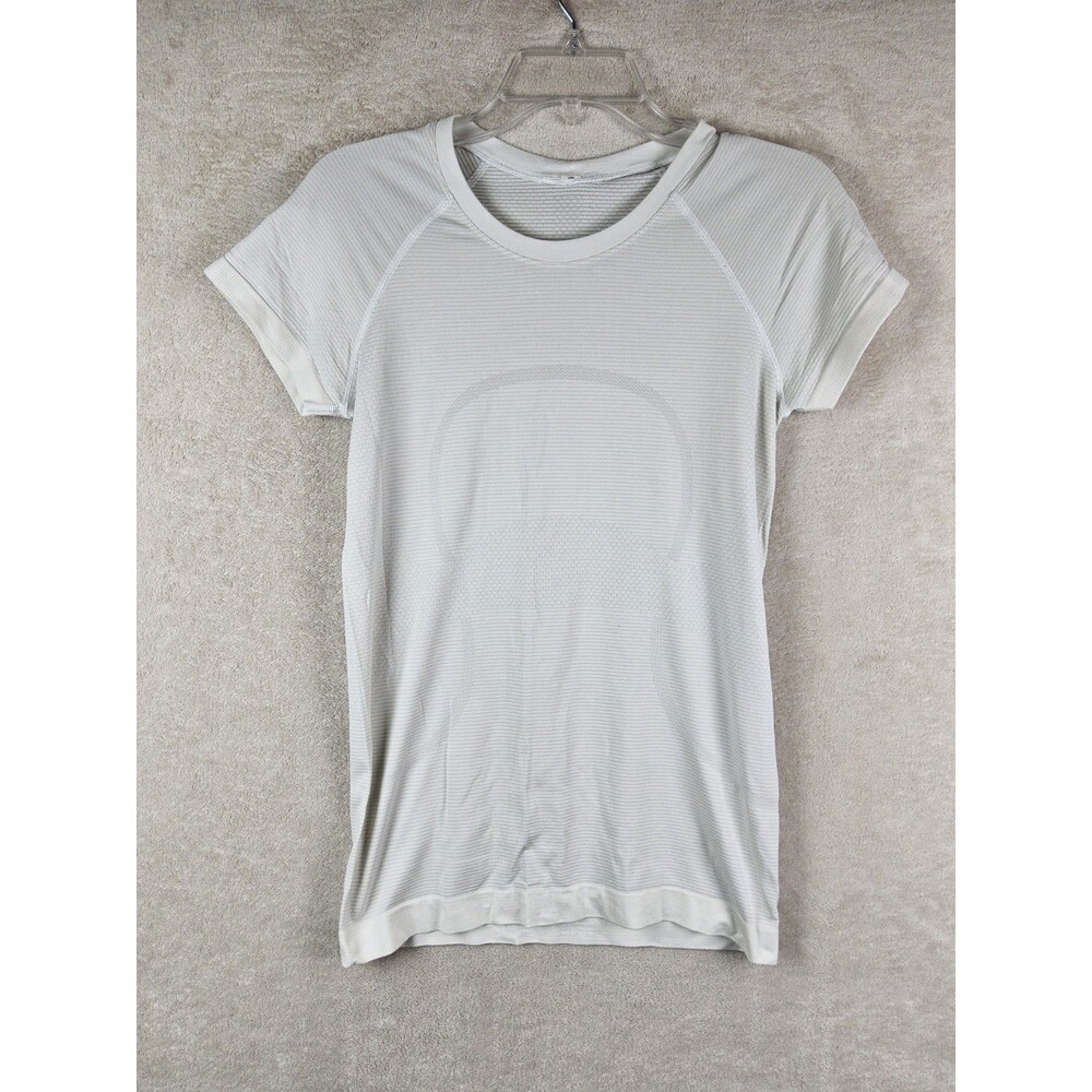 Lululemon Women’s Short Sleeve Swiftly Athletic Top White Size 8